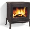 JOTUL Krbová kamna F 100 CB - černý lak bez příček ve dvířkách