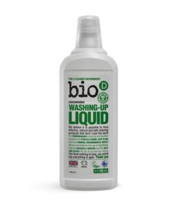 Bio-D Přípravek na mytí nádobí - bez vůně (750 ml) - vysoce účinný na mastnotu