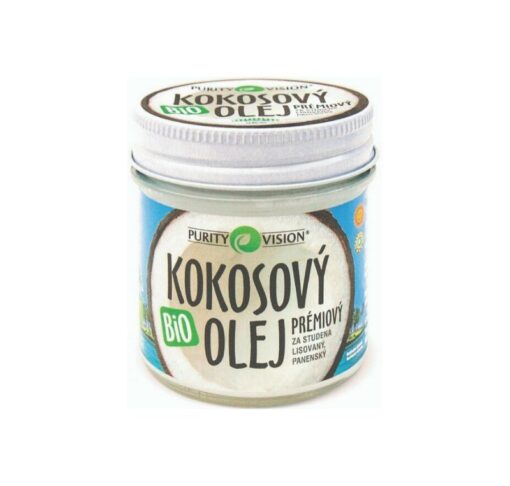 Purity Vision Kokosový olej panenský BIO (120 ml) - za studena lisovaný