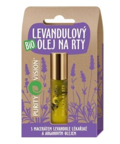 Purity Vision Levandulový olej na rty BIO (10 ml) - voňavá pomoc vysušeným rtům