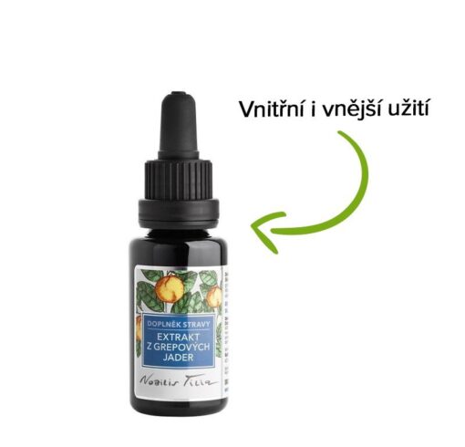 Nobilis Tilia Extrakt z grepových jader (20 ml) - přispívá k mikrobiální rovnováze