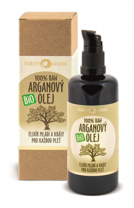 Purity Vision Arganový olej RAW BIO (100 ml) - elixír mládí a krásy