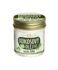 Purity Vision Kokosový olej RAW BIO (120 ml) - i pro miminka a velmi citlivou pokožku