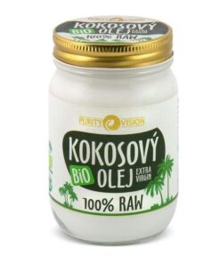 Purity Vision Kokosový olej RAW BIO (370 ml) - výživný a bohatý na chuť