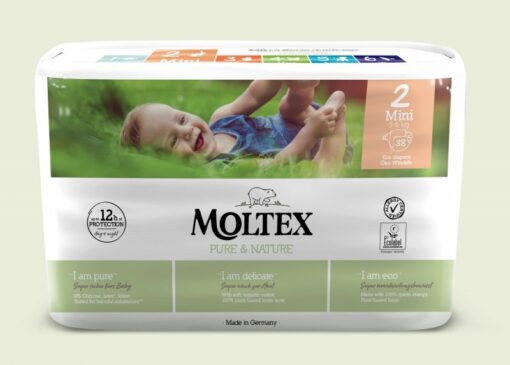 Moltex Ekoplenky Pure & Nature - Mini (3-6 kg) (38 ks)