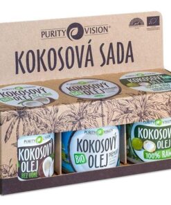 Purity Vision Kokosová sada BIO (3 ks) - blahodárné a všestranné použití