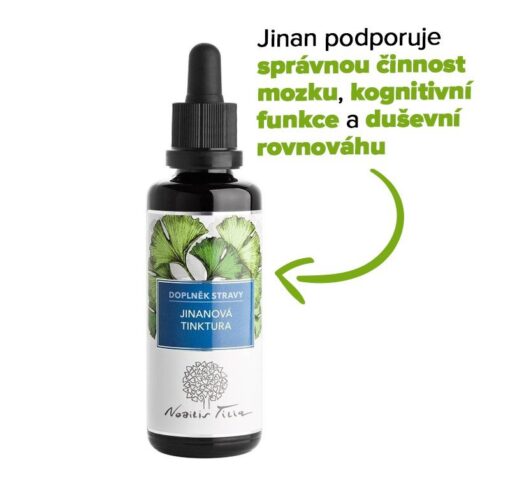 Nobilis Tilia Jinanová tinktura (50 ml) - podporuje duševní rovnováhu