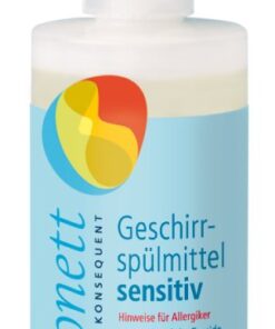 Sonett Prostředek na nádobí Sensitive (300 ml) - i pro nejcitlivější a alergickou pokožku