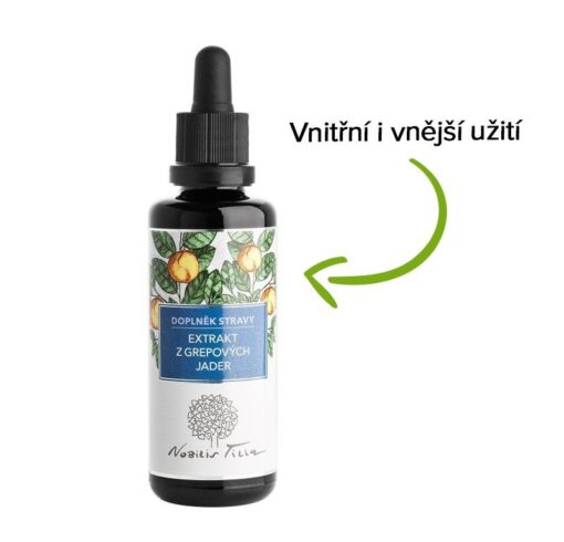 Nobilis Tilia Extrakt z grepových jader (50 ml) - přispívá k mikrobiální rovnováze