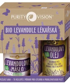 Purity Vision Pečující sada s levandulí BIO - univerzální zklidňující péče