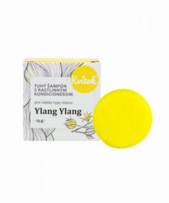 Kvitok Tuhý šampon s kondicionérem pro světlé vlasy Ylang Ylang (25 g) - krásně pění