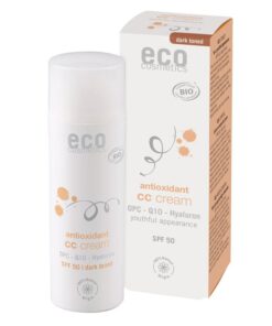 Eco Cosmetics CC krém SPF 30 BIO - dark (50 ml) - komplexní péče pro vaši pleť