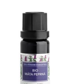 Nobilis Tilia Éterický olej - BIO máta peprná (10 ml) - posiluje zažívání a koncentraci