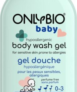 OnlyBio Hypoalergenní mycí gel pro miminka (300 ml) - vhodný pro alergiky a atopiky