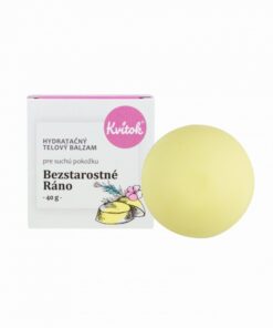 Kvitok Hydratační tělový balzám Bezstarostné ráno (40 g) - voní po květinách a citrusech