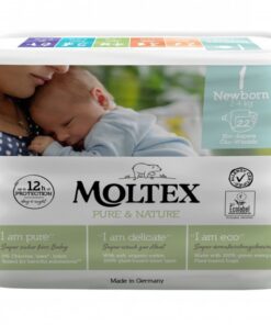 Moltex Ekoplenky Pure & Nature - pro novorozence (2-4 kg) (22 ks)