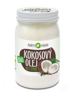 Purity Vision Kokosový olej bez vůně BIO (420 ml) - bez typické kokosové vůně a chuti