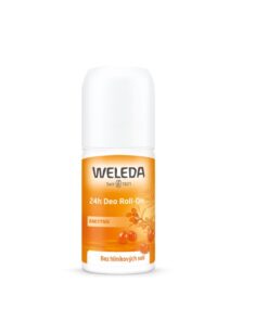 Weleda Deodorant roll-on 24h - rakytník (50 ml) - bez solí hliníku