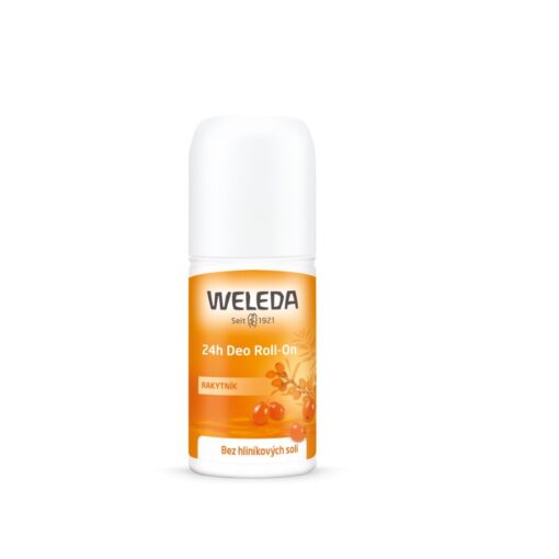 Weleda Deodorant roll-on 24h - rakytník (50 ml) - bez solí hliníku