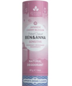 Ben & Anna Tuhý deodorant Sensitive (60 g) - Třešňový květ