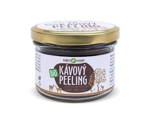 Purity Vision Kávový peeling BIO (175 g) - pro hedvábně jemnou pokožku