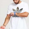 adidas Originals Camo Trefoil Tee bílé M