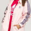 adidas Originals Coach Jacket světle růžová / fialová L