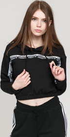 adidas Originals Cropped Hoodie černá M