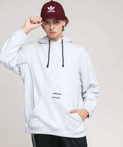 adidas Originals Fashion Hoody melange šedá XL