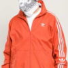 adidas Originals Lock Up Track Top tmavě oranžová XL