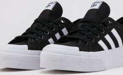 adidas Originals Nizza Platform W cblack / ftwwht / ftwwht