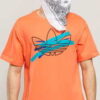 adidas Originals Paint Trefoil Tee oranžové L