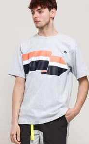 adidas Originals Ripple Tee melange šedé M