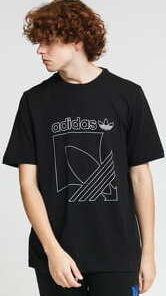 adidas Originals Sport 3S Tee černé XL