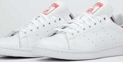 adidas Originals Stan Smith ftwwht / ftwwht / lusred EUR 44 2/3