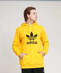 adidas Originals Trefoil Hoodie žlutá XL