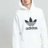 adidas Originals Trefoil Hoodie bílá XXL