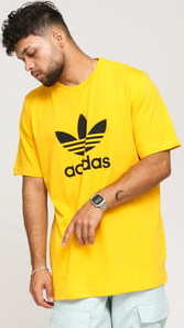 adidas Originals Trefoil T-Shirt žluté S