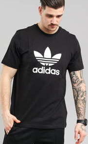 adidas Trefoil T-shirt černé L