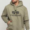 Alpha Industries Basic Hoody olivová XXL