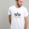 Alpha Industries Basic Tee bílé