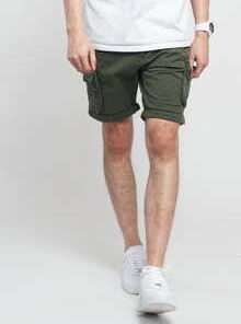 Alpha Industries Crew Short olivové 38