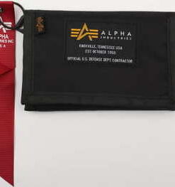 Alpha Industries Crew Wallet černá