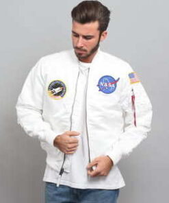 Alpha Industries MA - 1 VF NASA bílá XL