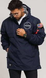 Alpha Industries NASA Anorak navy S