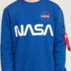 Alpha Industries NASA Reflective Sweater modrá XXL