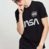 Alpha Industries NASA Reflective Tee černé L