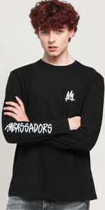 Ambassadors Longsleeve Right černé XL