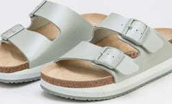 BIRKENSTOCK Arizona Papillio icy metallic mineral EUR 41