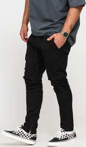 Bryland Company Slim Fit Cotton Pant černé S-M